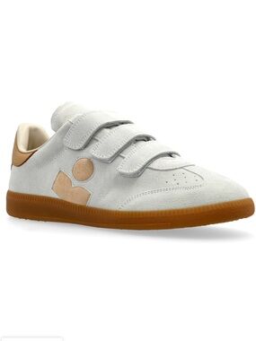Isabel Marant Sneakers Beth Velcro Chalk Beige Suede